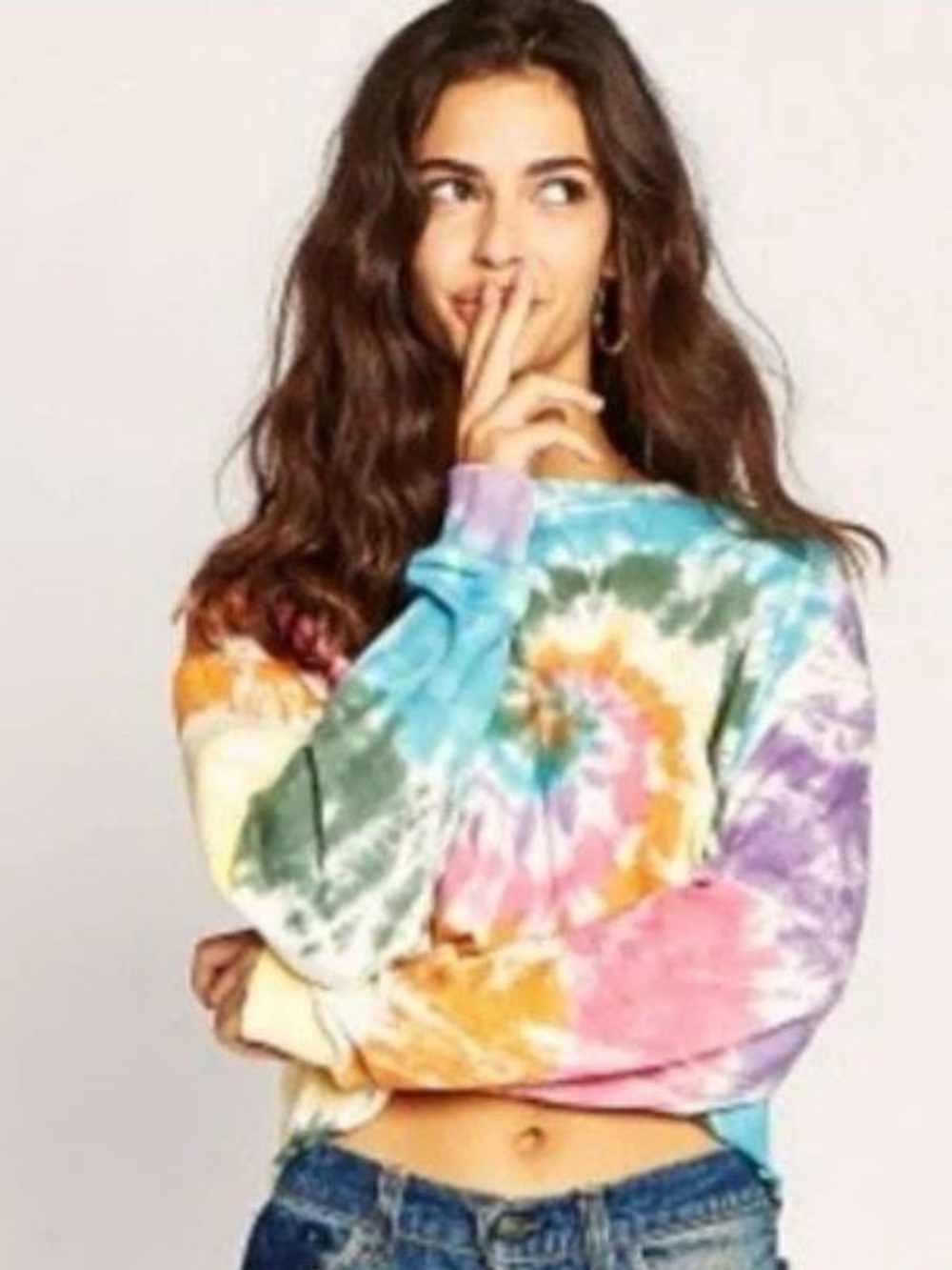DAYDREAMER CROP TIE DIE TSHIRT